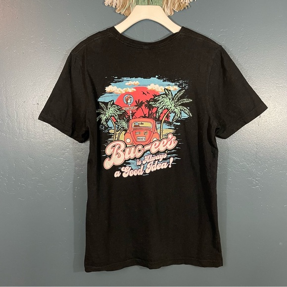 Bucee’s Men’s Black Short Sleeve Crewneck Mascot Graphic Tee Size M - Picture 2 of 4